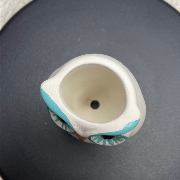 Ceramic Enamel Owl Mini Vase - Picture 7 of 7